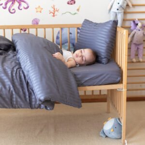 Alternative view of Baby Bedding Gray Line