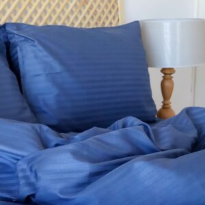 Alternative view of Satin Duvet Cover Blue