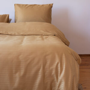 Alternative view of Satin Duvet Cover Mustard