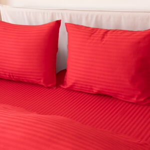 Alternative view of Satin Duvet Cover Red