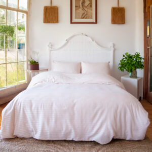 Satin Duvet Cover Stone